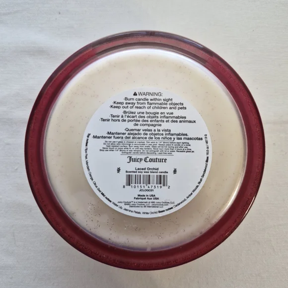 Juicy Couture Laced Orchid Glitter Pink Candle - Picture 8 of 9